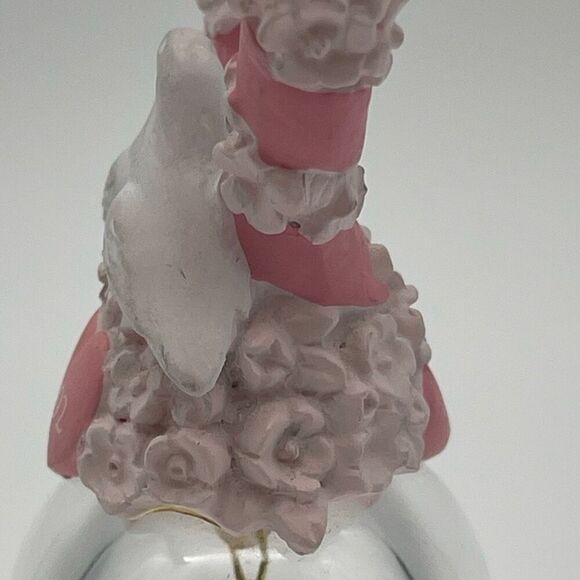 1992 Vintage Avon collectible crystal bell featuring hearts flowers doves - Picture 9 of 14